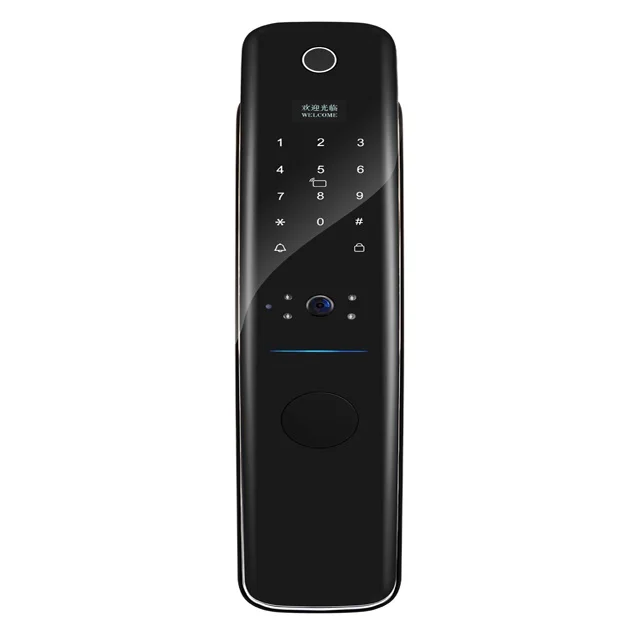 2022 Newest Smart Wifi App Fingerprint Digital Lock Biometric Electronic Waterproof Mortise Wi-Fi Tuya Door Lock