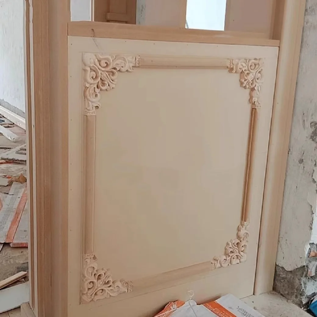 Solid Wood Line, Rough Semi Circle Line, Fried Dough Twists Background Wall, Waist Line, Decorative Wood Line