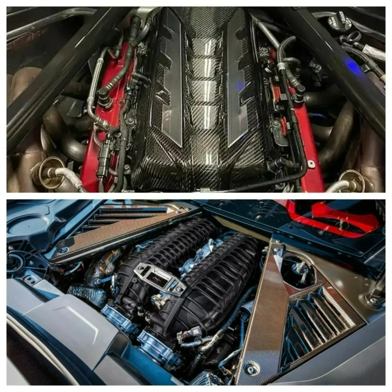

Long-Lasting FORCorvette C8 Z07 Stingray Engine Kit Carbon Fiber 2019