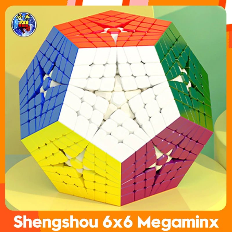 [CubeFun]ShengShou Megaminx 6x6 Magic Cube Puzzle Sengso Dodecahedron Abnormity Toys Children's Gift