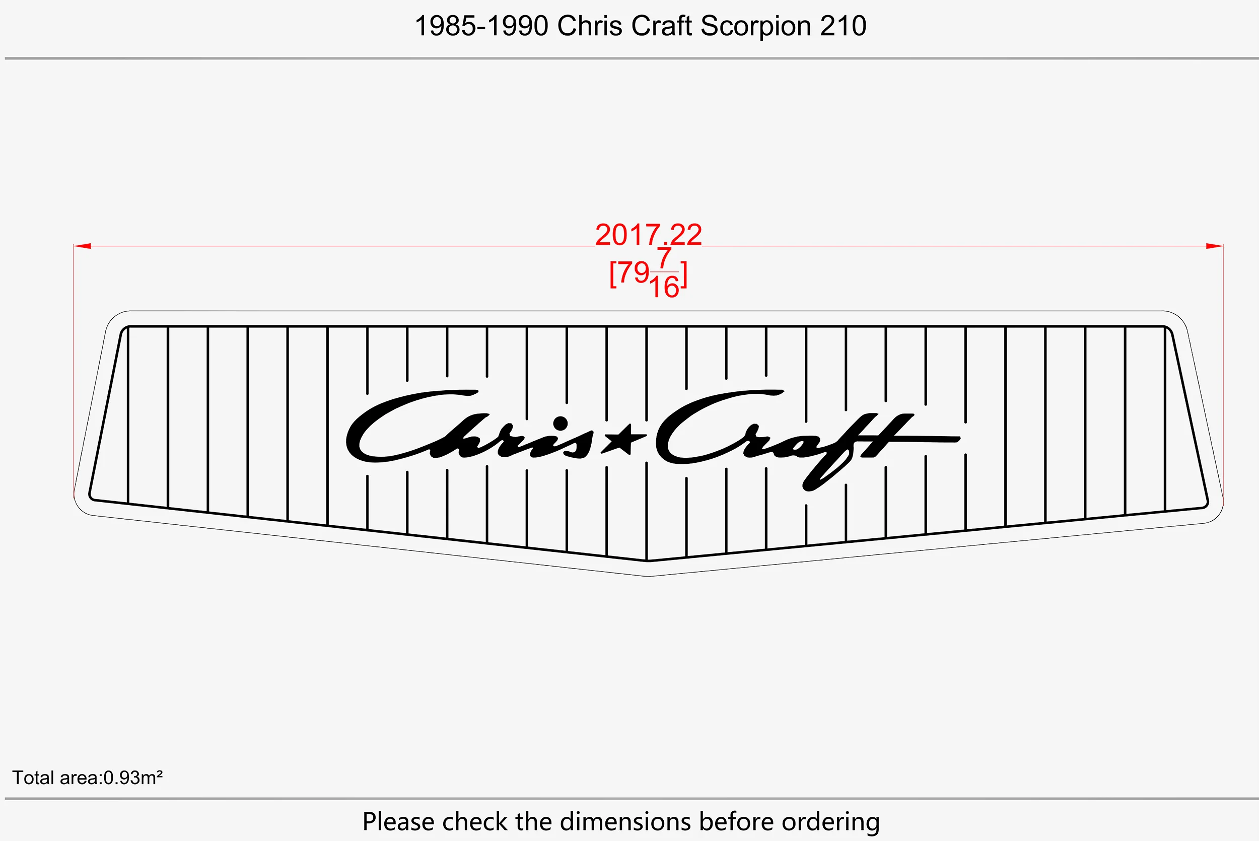 1985-1990 Chris Craft Scorpion 210 1/4
