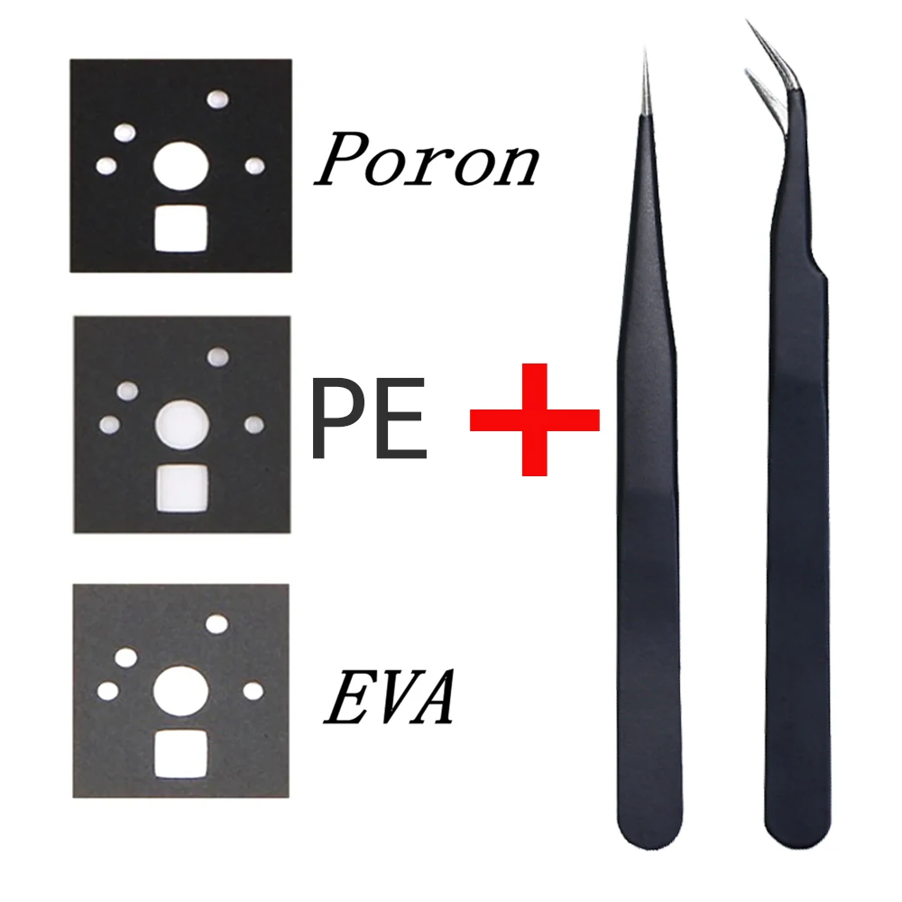 120PCS PORON PE EVA Switch Stickers for Mechanical Keyboard Gasket Improve Keyboard Sound Quality BM60 BM65 BM68 XD64 BM80