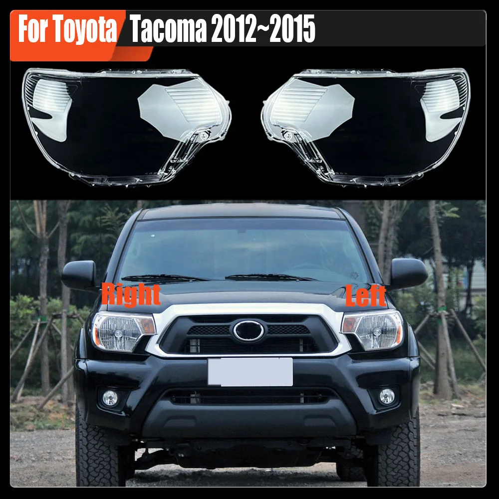 

For Toyota Tacoma 2012~2015 Front Headlamp Lamp Cover Headlight Shell Transparent Lens Replace The Original Lampshade Plexiglass