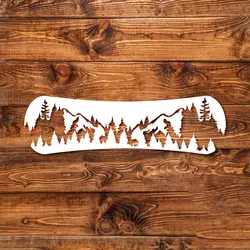 Snowboard For Car Sticker Computer Laptop Stickers Accessories Decorations Bumper Window Die Cutting Vinyl PVC Decals
