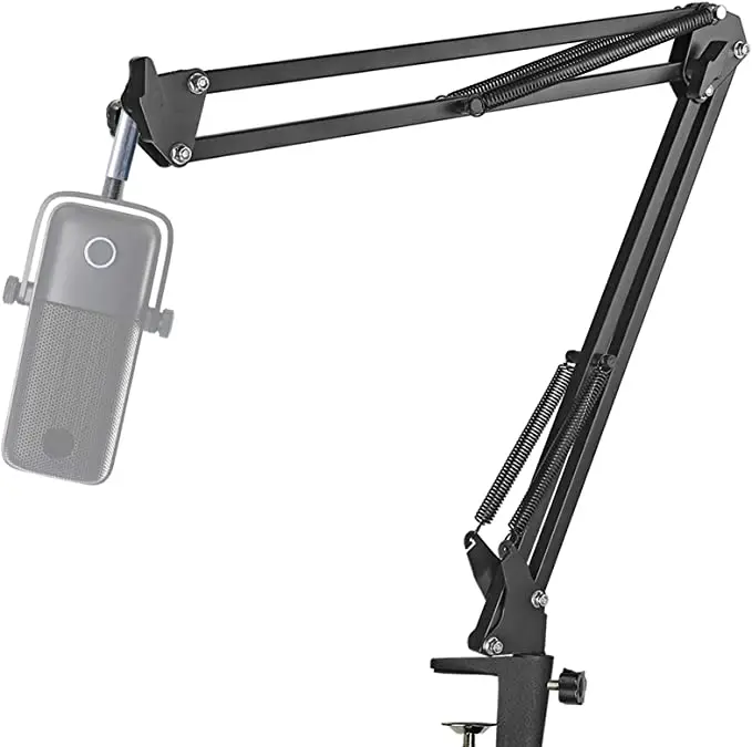 Professional Mic Boom Arm Stand - Suspension Scissor Boom Stand Compatible with Elgato Wave: 3 Mic