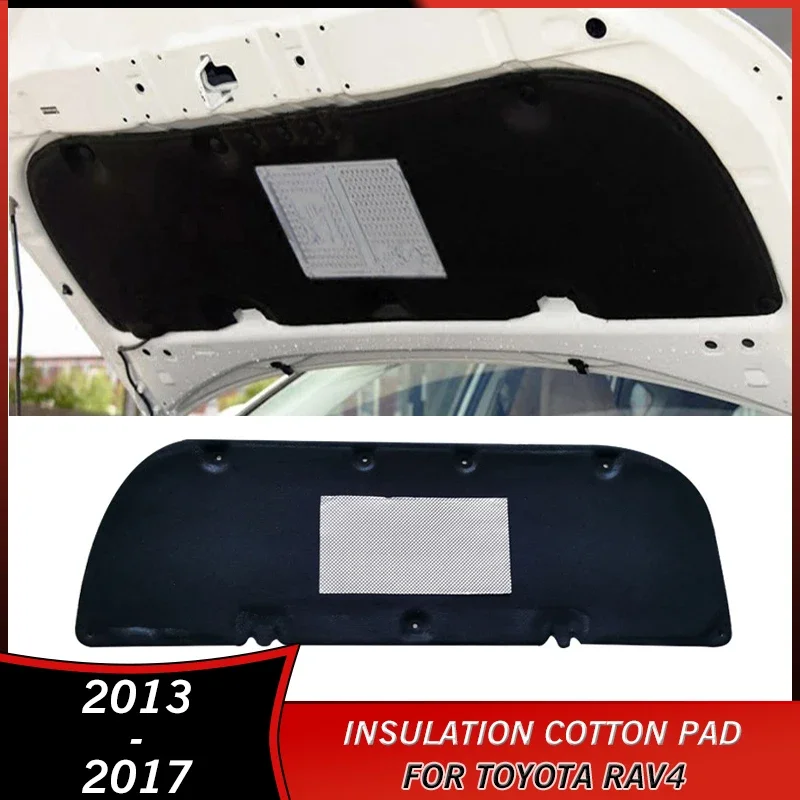 

2013-2017 Heat Sound Insulation Cotton Pad for Toyota RAV4 2013 2014 2015 2016 2017 Accessories Soundproof Engine Firewall Cover