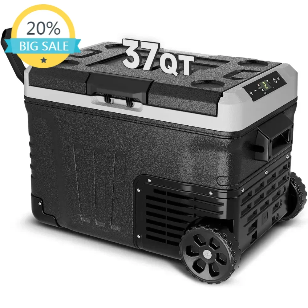 

Бестселлер: Портативный автомобильный холодильник 12В - 37 кварт (35 л) электрический охладитель с питанием 12/24В DC и 110-240В AC для грузовиков, фургонов, автодомов и кемпинга