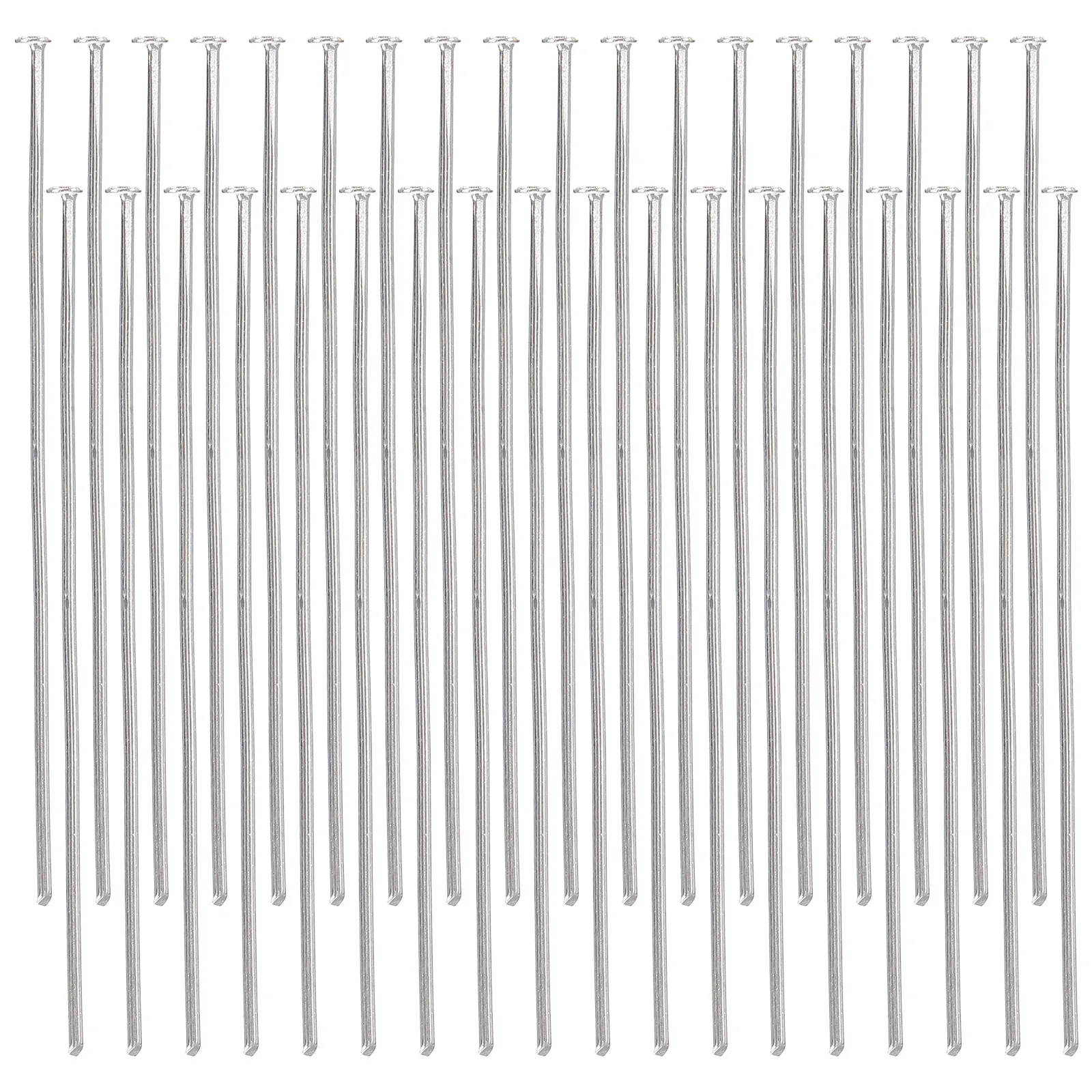 

400pcs T-needle Flat Head Pins Durable DIY Bead Threading Beads Diy Pins Tools for Jewelry Making Craft Projects