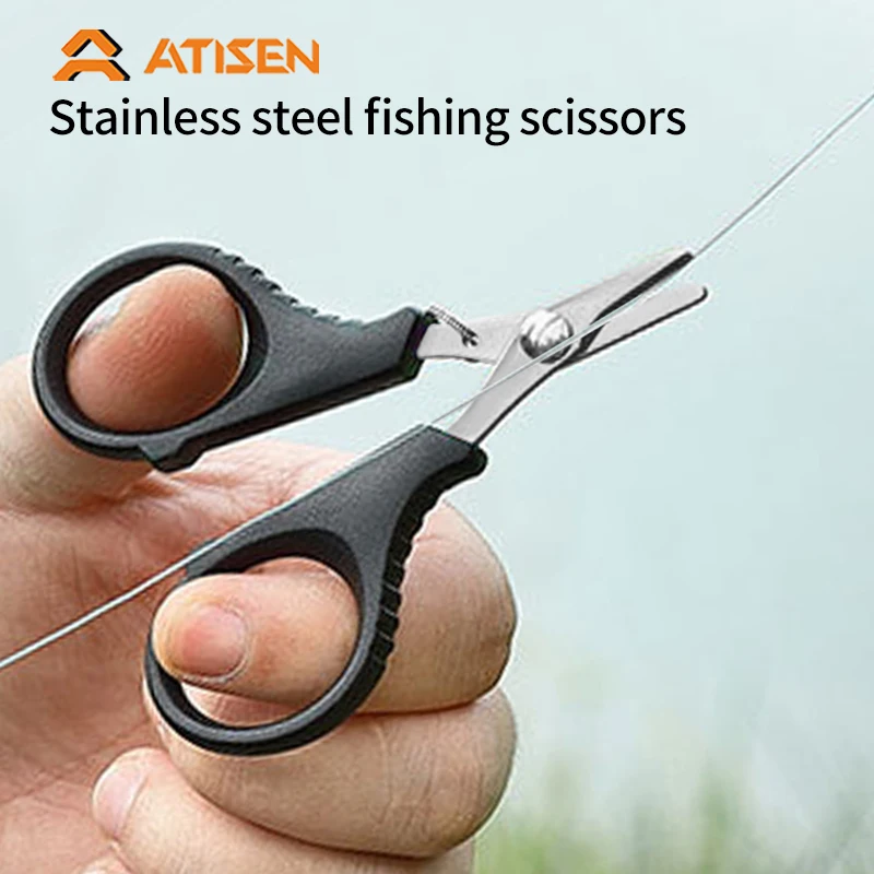 High Quantity Outdoor Fishing Scissors Kitchen Shear Multi-Purpose Stainless Steel Scissors with Non-slip Handle