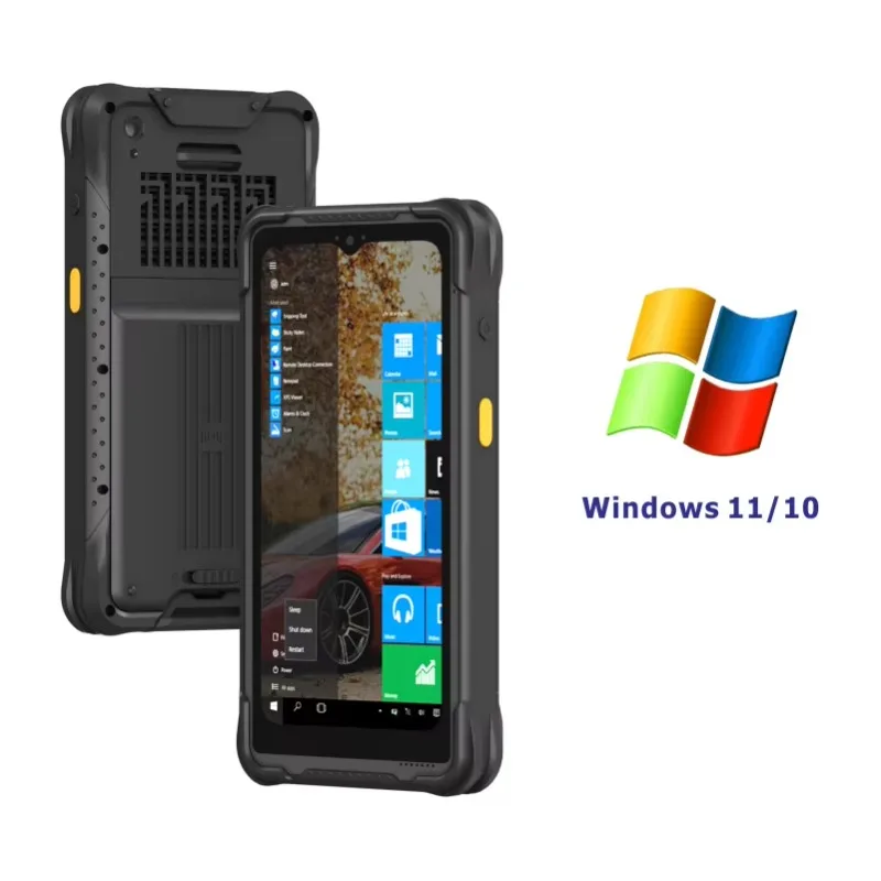 Stock Intel 4G+64GB LTE Inventory Barcode Scanner Rugged Windows 10 Mobile Terminal 6-Inch Handheld PDA Computer Industrial Use