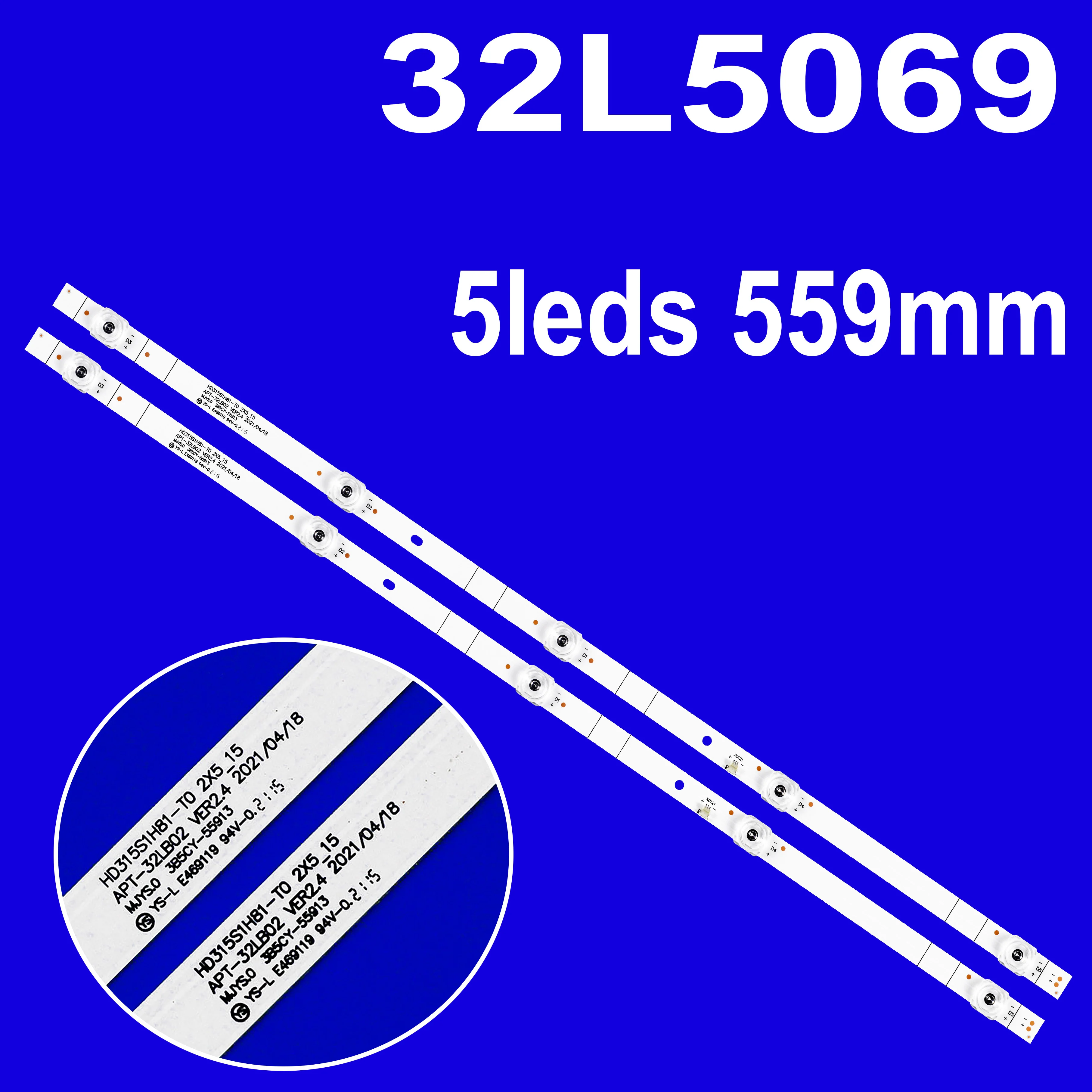 LED backlight strip for 32