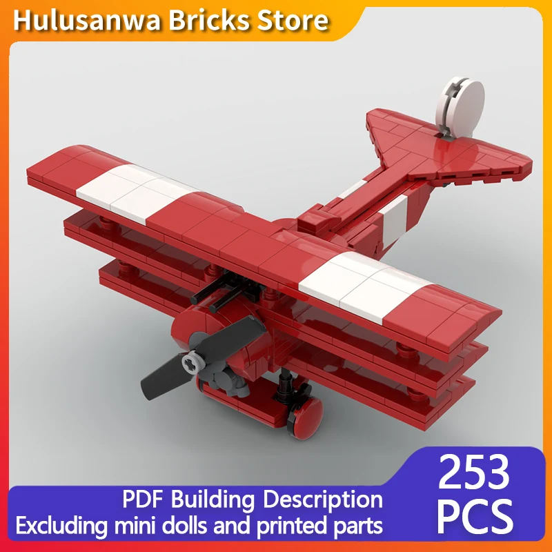 

DR-1 WW1 военные истребители модель MOC строительные кирпичи военное оборудование модульные технологии подарки праздник сборка детские игрушки