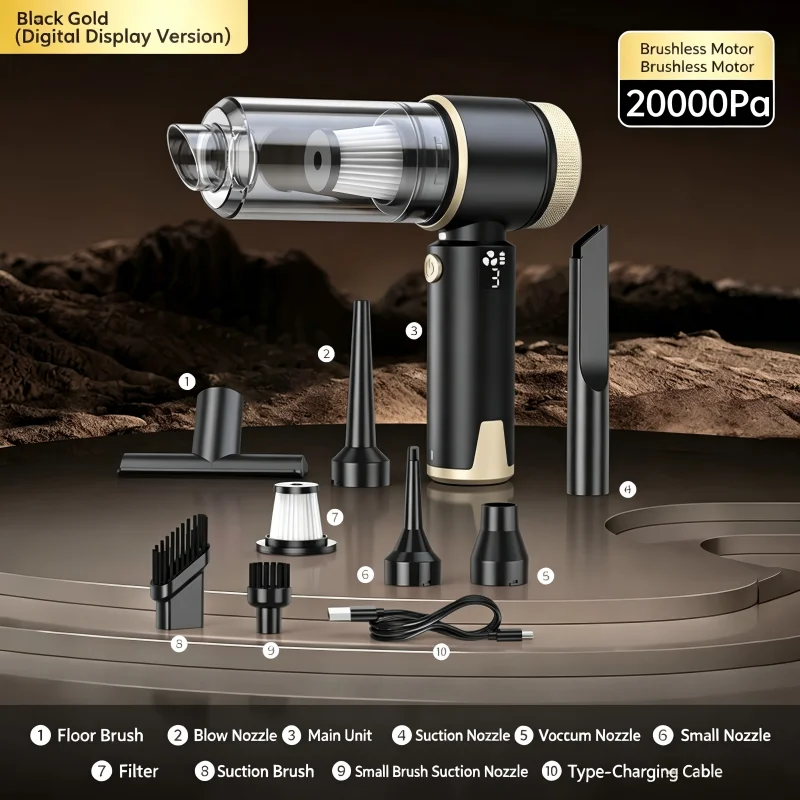 Mini CE 2026 Car Vacuum Cleaner Mini 998000PA Cordless Powerful for Home Handheld Blower Car Cleaner Portable Car Vacuum Cleaner