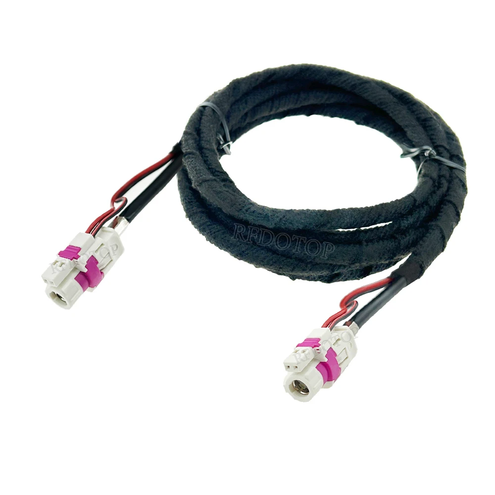 4+2 6Pin HSD Cable White Code B Female to B Female Connector 6-Core High Speed DataTransmission Harness Wire LVDS Cable 0.1M-10M