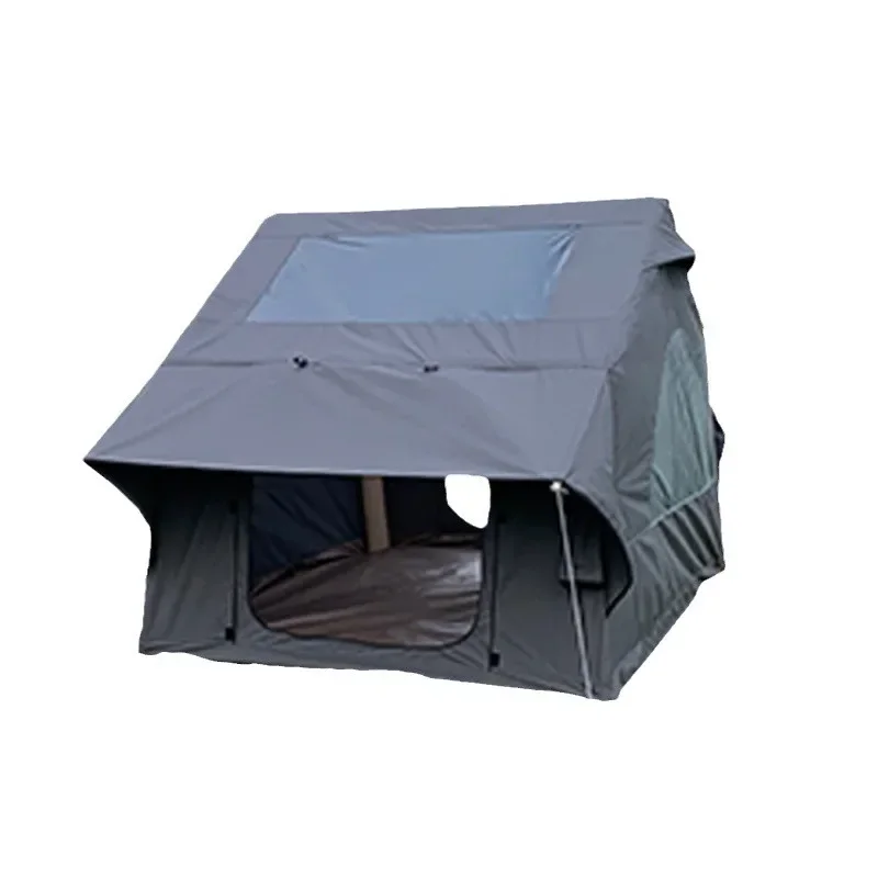 Extra-large skylight inflatable tent outdoor rain-proof portable inflatable camping tent thickened double tent.