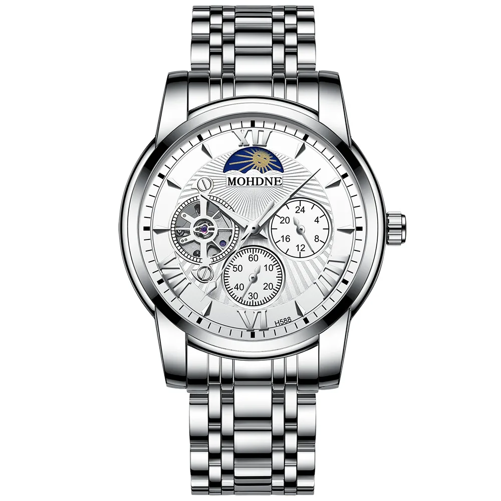 AL-121Brand men's fully automatic mechanical watch with waterproof tourbillon skeletonaddiesdive watches