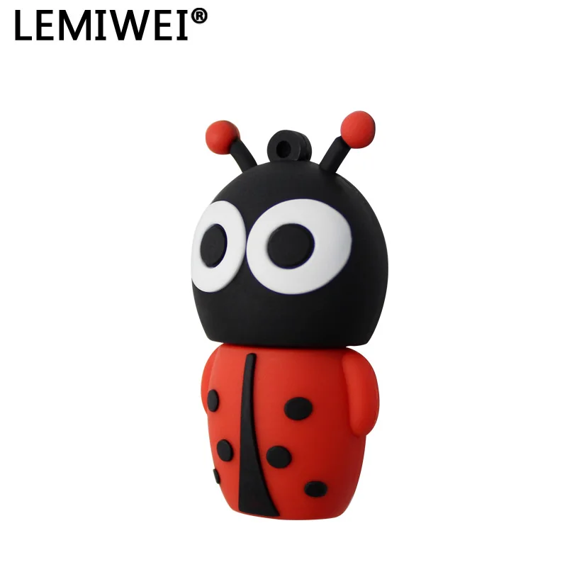 عصا ذاكرة خنفساء لطيفة ، محرك أقراص فلاش USB صغير ، خنفساء يو القرص ، شخصية بندريف ، جديد يو القرص ، 4GB ، 8GB ، 16GB ، 32GB