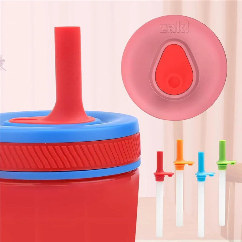 HGFLE- Pajitas de repuesto y válvula de mordida para botella de agua Zak Designs Kelso de 15 Oz, pajitas reutilizables, pajitas de repuesto
