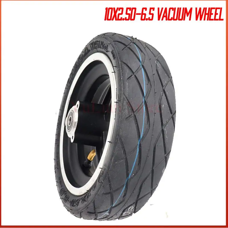

Durable 10x2.50-6.5 vacuum wheels for electric scooters, suitable for replacing anti-skid wheels on 10 inch scooters
