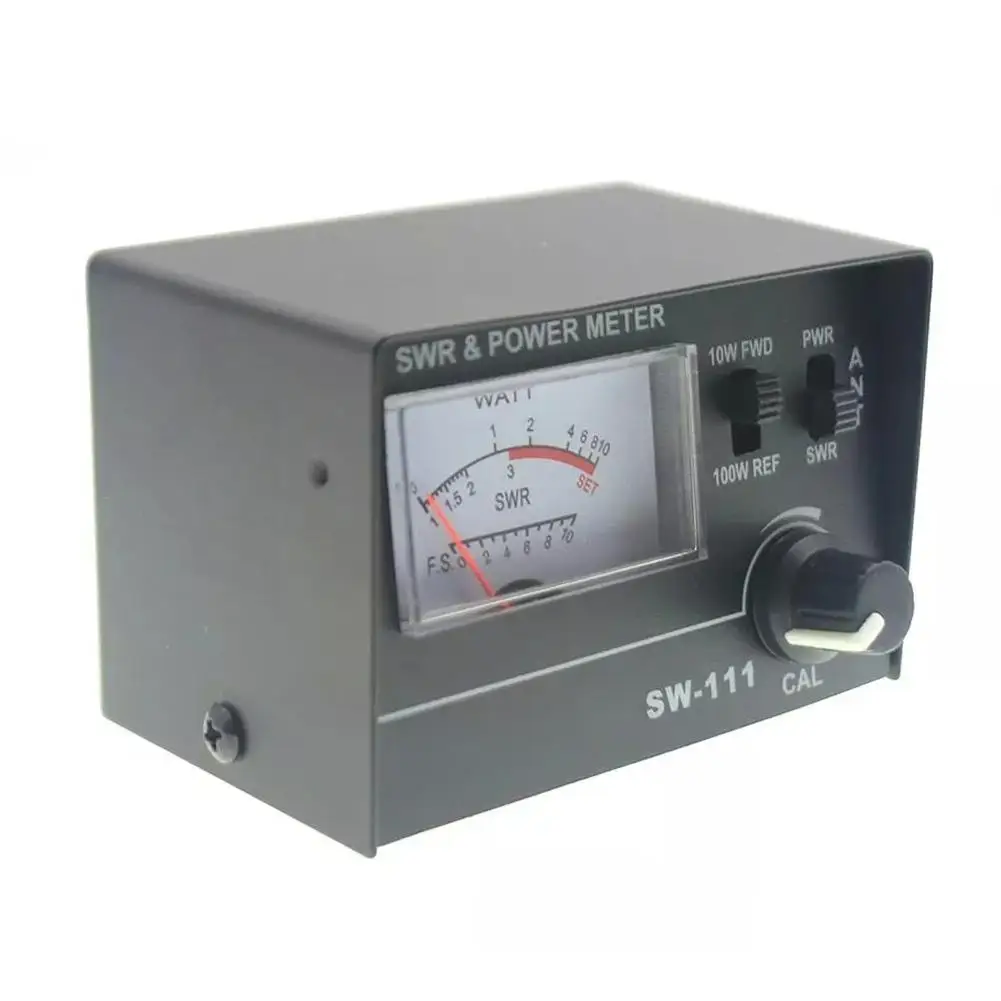 

Для CB Radio SW111 Измеритель мощности VSWR 100 Вт, антенна и коаксиальный кабель, испытательное оборудование с переключателем вперед и назад 10 и 100 Вт