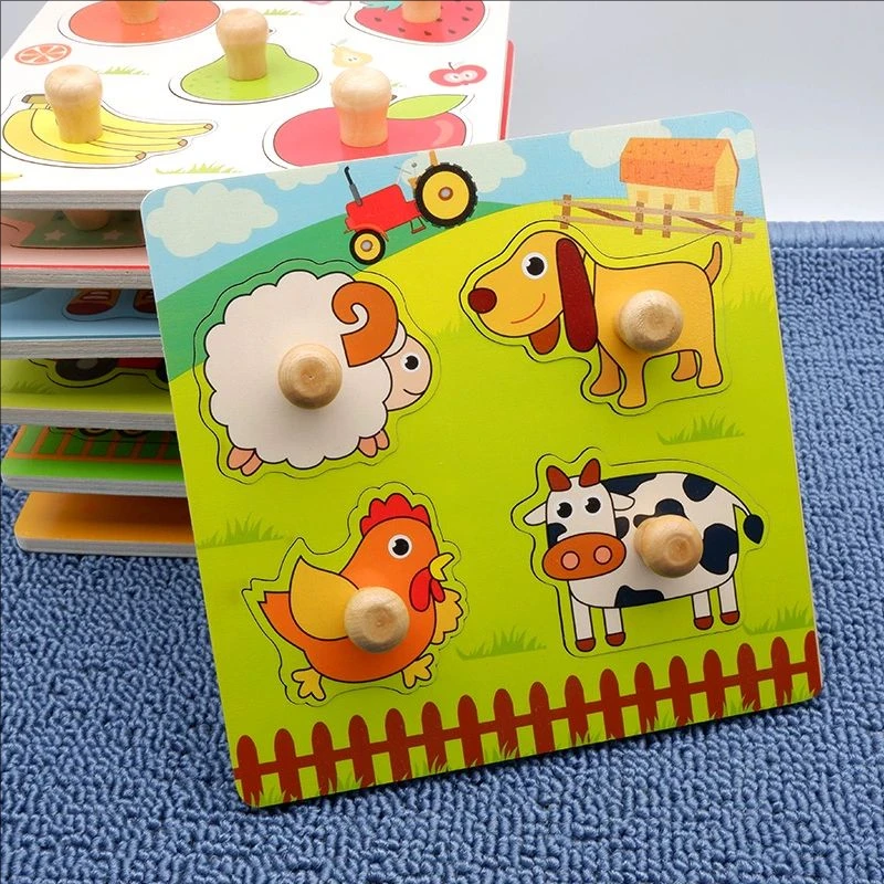 Montessori Toys Baby Puzzles Wooden Puzzles For Children Baby Games Montessori Educational Toys Baby Toys For Kids 1 2 3 Years