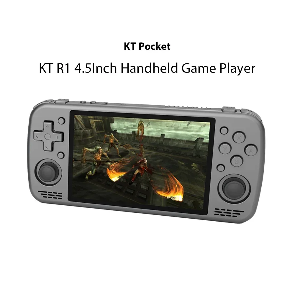 

KT Pocket R1 4.5Inch Handheld Game Player 6G 128G 7000mAh Wifi KTR1 PS2 Retro Video Game Console