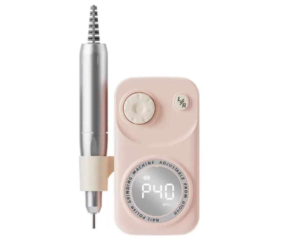 Portable Rechargeable Electric Nail Grinder, Wireless USB Socket Nail Remover Machine for Manicure & Nail Shop Use