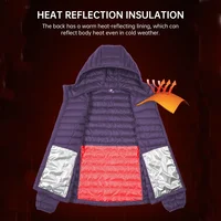 GOLDEN CAMEL Women's Down Jacket Hooded Winter Light Weight Short Puffer Coats Packable Warm Windproof Jacket for Women Clothes 5