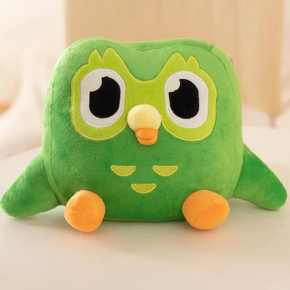 20CM Niedliches Grünes Duo Plüschtier von Duo Die Eule Cartoon Anime Plüschspielzeug Weiches Stofftier Plüschpuppen Kindergeburtstags-Geschenke