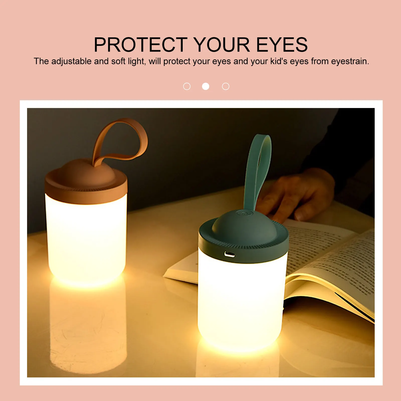 LED Light Rechargeable Night Light Adorable Night Light Warm Light Baby Lantern