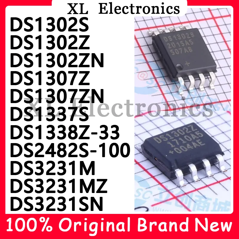 Новые-оригинальные-микросхемы-ds1302s-ds1302z-ds1302zn-ds1307z-ds1307zn-ds1337s-ds1338z-33-ds2482s-100-ds3231m-ds3231mz-ds3231sn