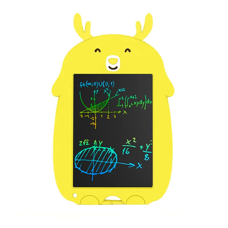 لوحة رسم إلكترونية LCD لطيفة على شكل حيوان كرتوني للأطفال لوحة رسم هدية عيد ميلاد لوحة كتابة يدوية إبداعية LCD ألعاب ألغاز