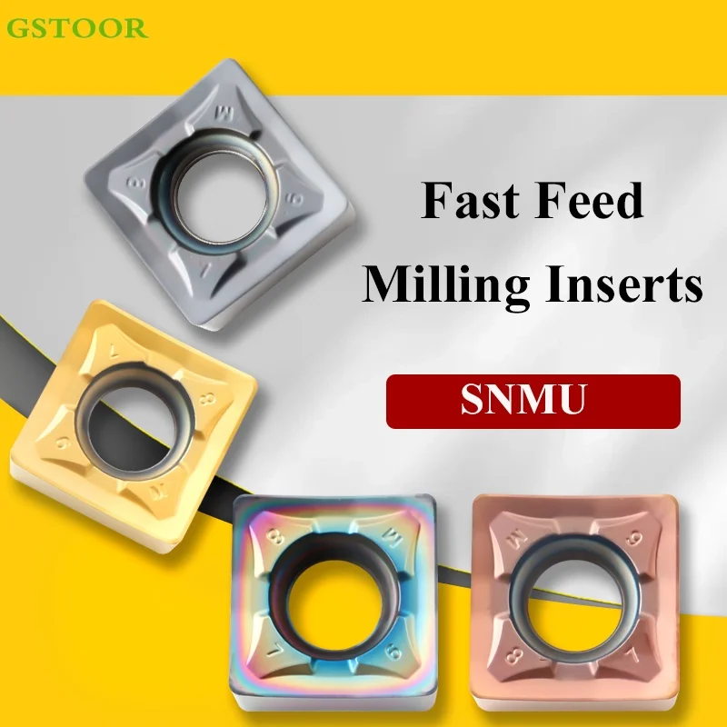 

SNMU1206 Твердосплавная вставка с быстрой подачей Токарный станок с ЧПУ Токарные инструменты Фрезерные режущие пластины из твердого сплава для P.M