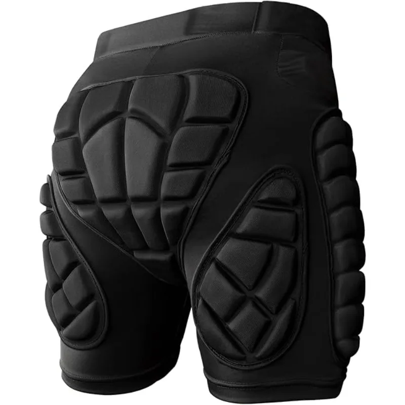 

EVA Shock-Absorbing Hip Protection Shorts, 3D Padded Protective Pants for Skiing, Cycling, Rollerblading & Skateboarding