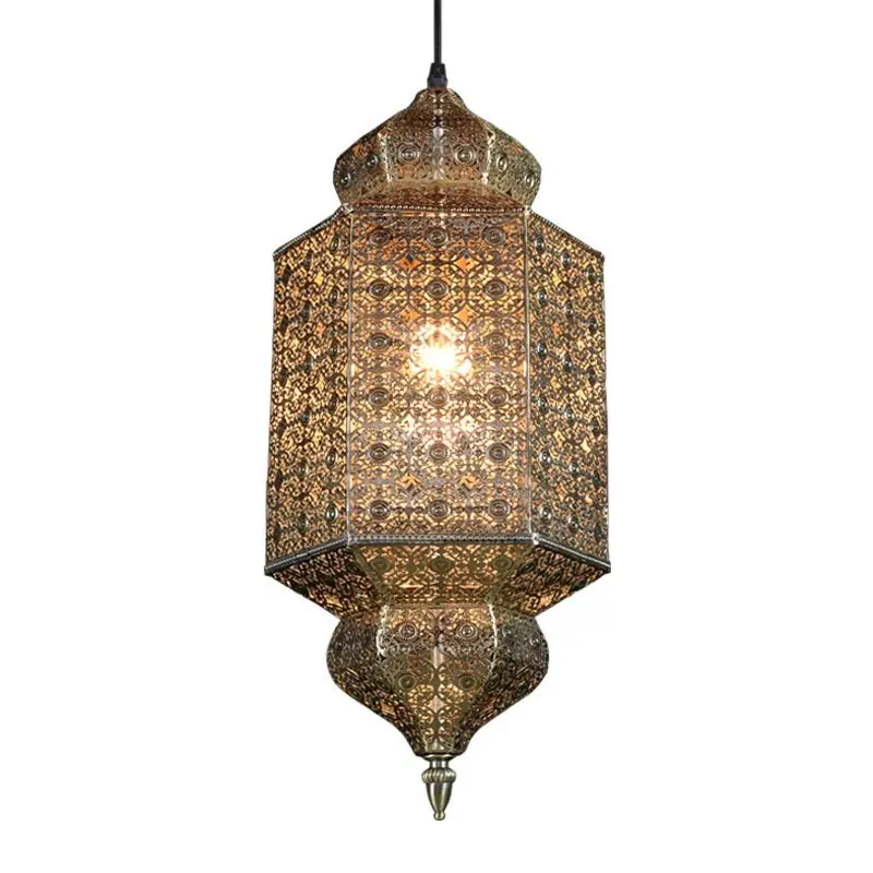 South East Asia style chandelier Arab Thai art etching chandelier Xinjiang restaurant hotel villa bed and breakfast lamps