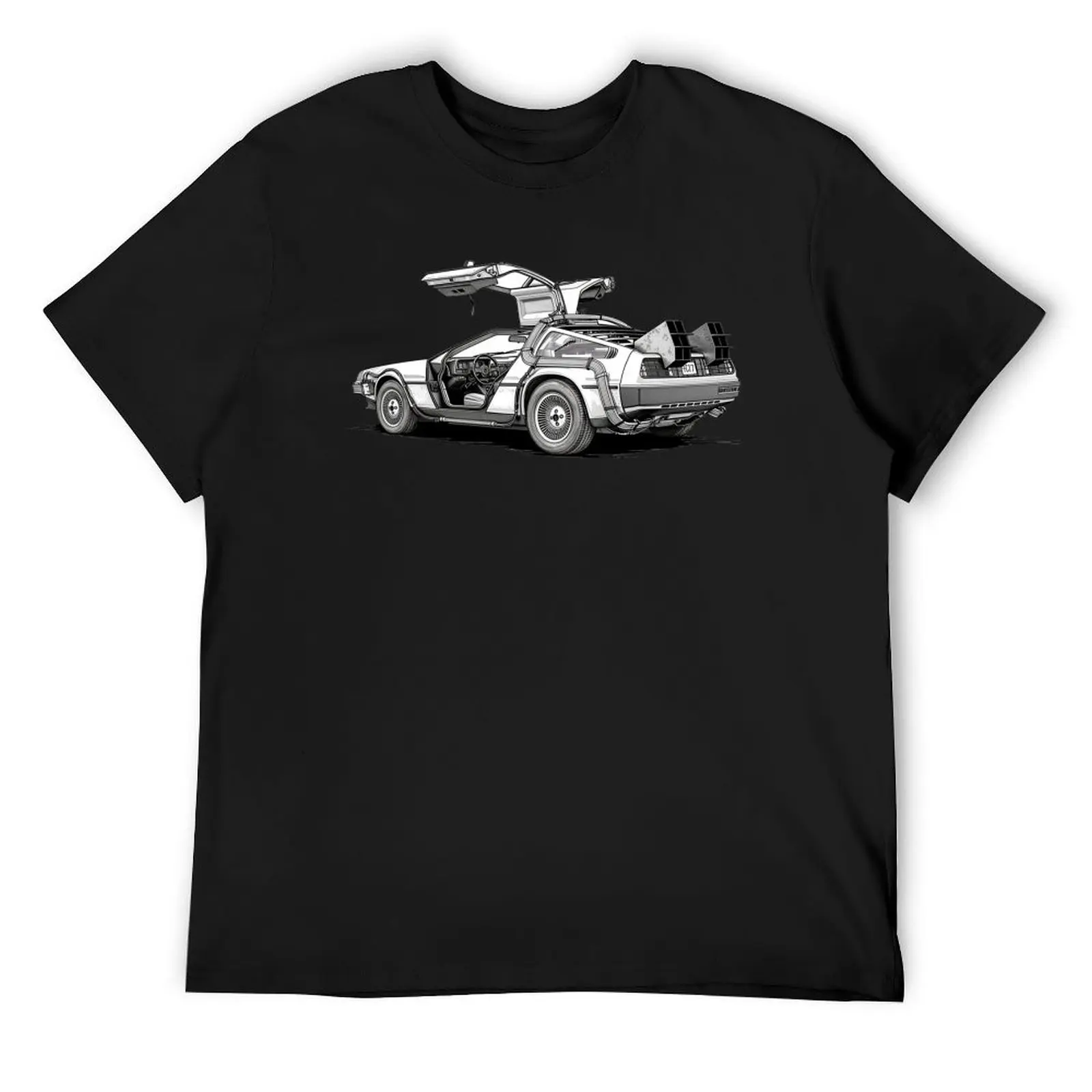 

Delorean - Back Side T-Shirt funny costumes luxury t-shirt anime tshirt mens t shirts casual stylish
