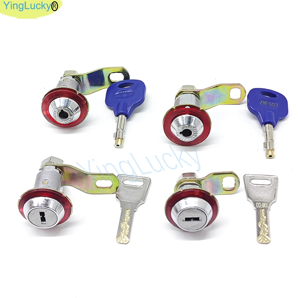 1 Unit 35 45mm Arcade Machine Door Lock Parts Short Cash Door Tool Box Lock for Mail Box Arcade Game Machine