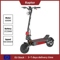 YUME Raptor Electric Scooter 6000W Dual Motor EScooter 11 inch Tires Max Speed 80KM/H Electric Scooter