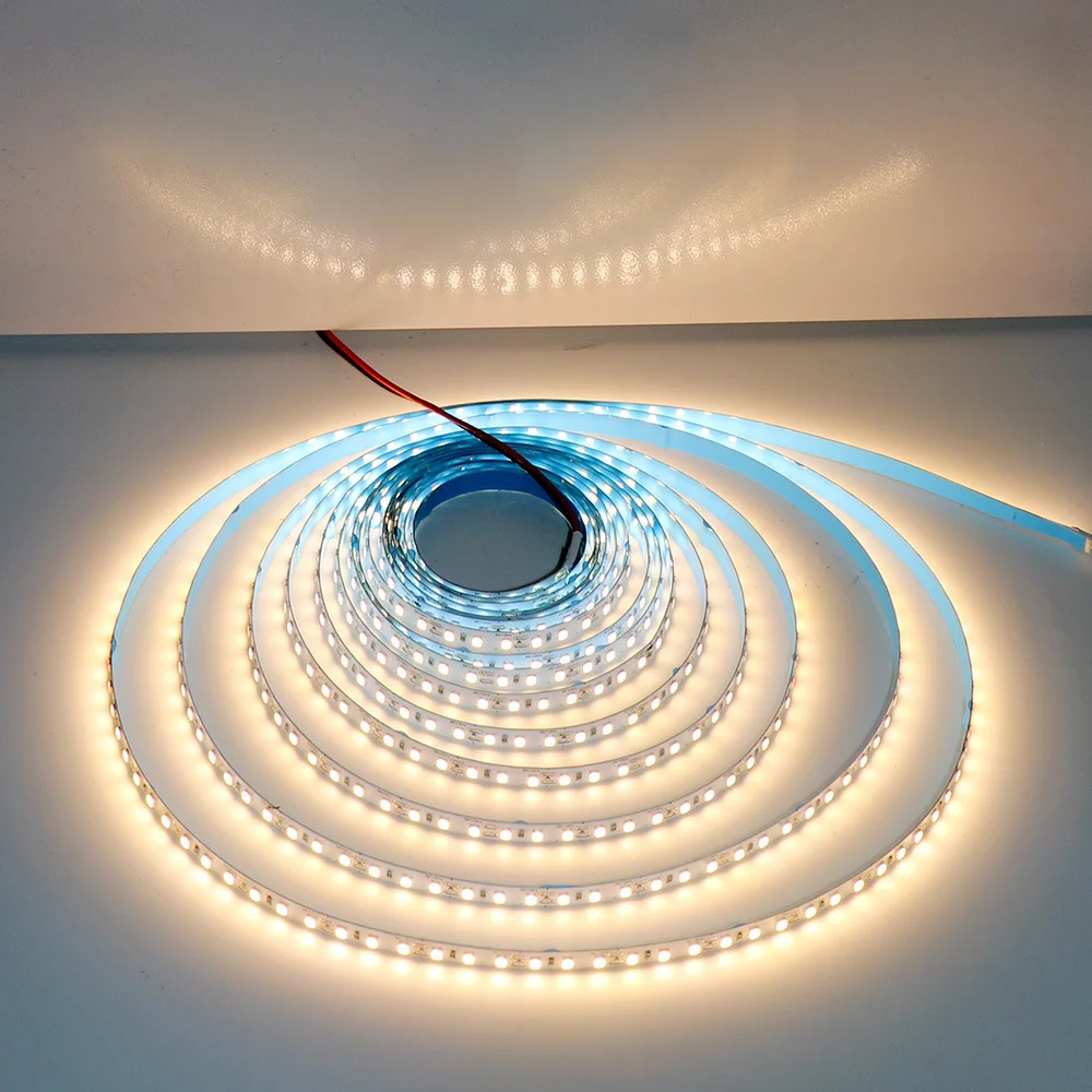 5M 600LEDs Strip 2835 DC 12V 120LEDs/m Home Lamp Strip Red Ice Blue Green Yellow Pink Flexible And Cuttable Soft Lamp Bar