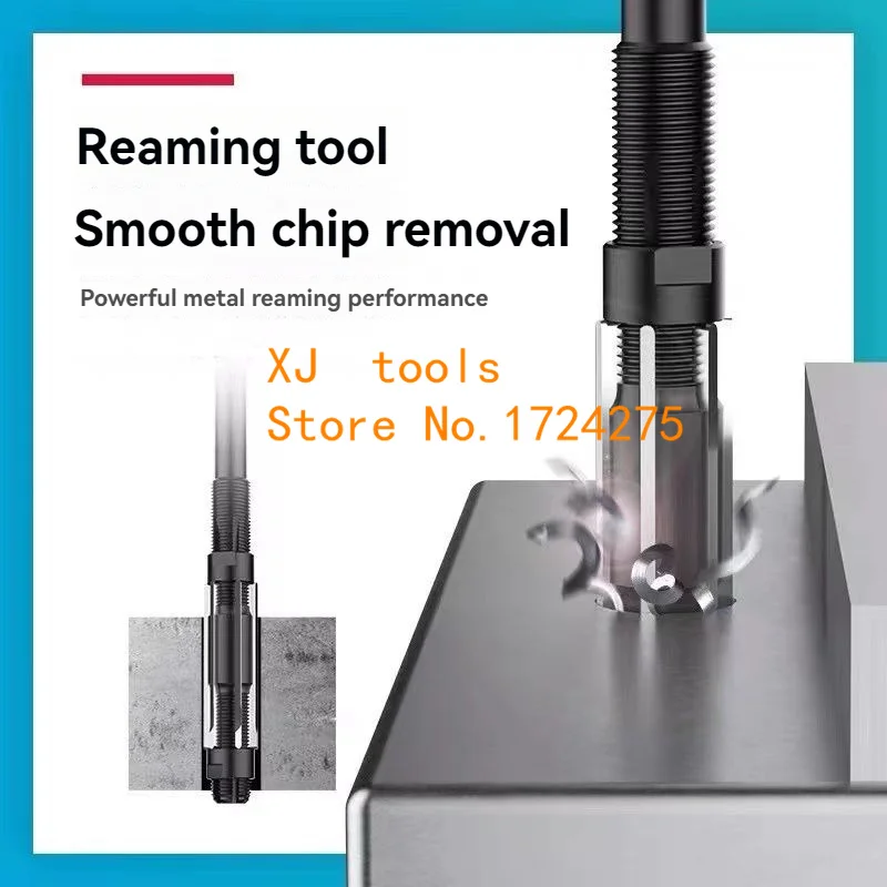 1PC Adjustable Hand Reamer HSS Size Range Alloy Steel Reamer Hand Reamer Machine Cutting Tool(6.25/6.75/7.25/7.75/8.5/9.25/10mm)