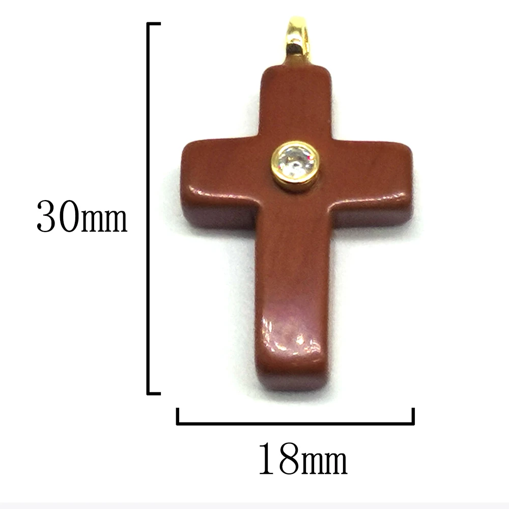18x30mm Natural Stone Charms Cross Shaped Crystal Pendants Amethyst Quartz Agate for DIY Necklace Jewelry Making Accessories