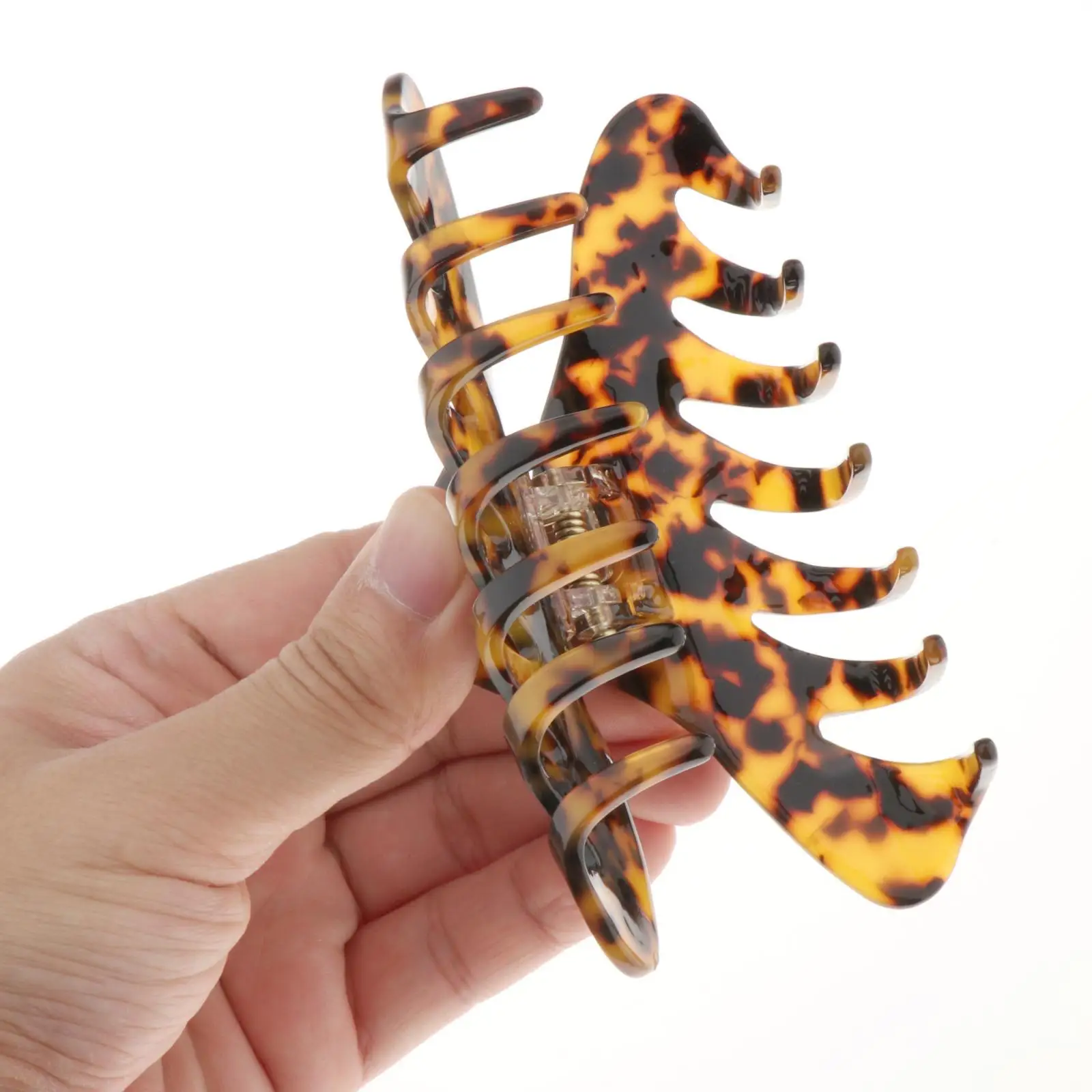 Large Accetate Leopard Print Acrylic Hairpins Hair Clip Hair Claws for Women, 5