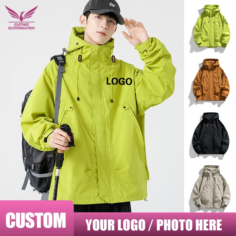 

Custom logo man Jacket Casual Comfortable Teenage Simple Versatile Jacket personality customization woman coat DIY photo