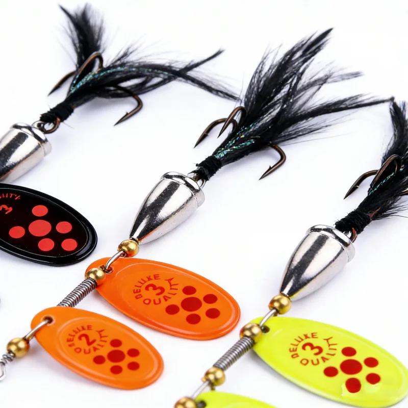 

13GDвращающаяся приманка с двойными блестками и перьями, бионическая поддельная приманка 6,5 см, подходит для лосося, окуня, красного рыболовного снаряжения Snapper