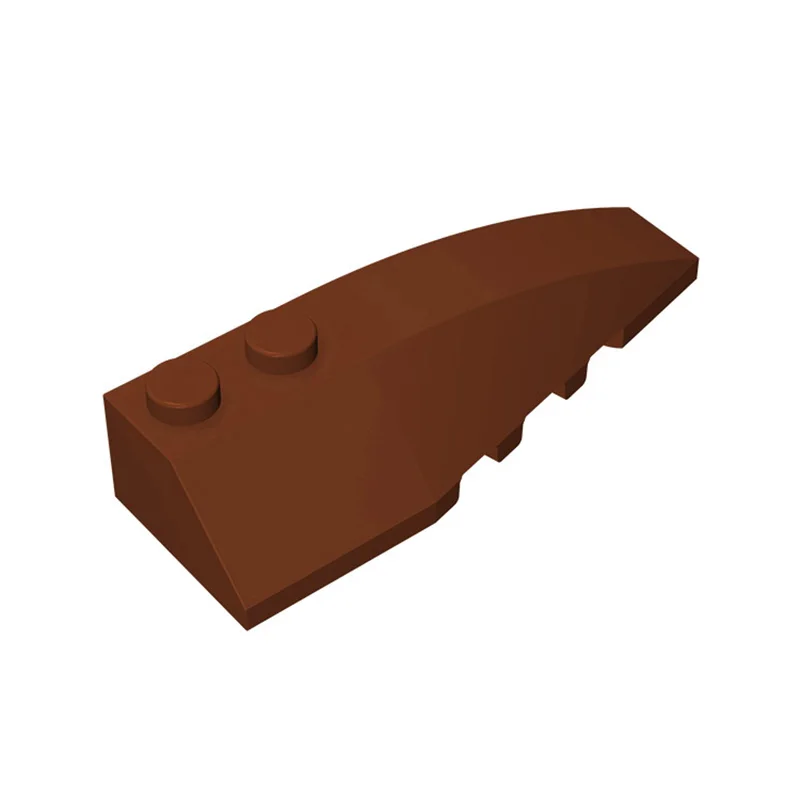 MOC 10PCS Stacking 41747 Corner Plate Board Brick Wedge 6x2 Right Building Block Diverting Toys Adults Boys Holiday Gifts