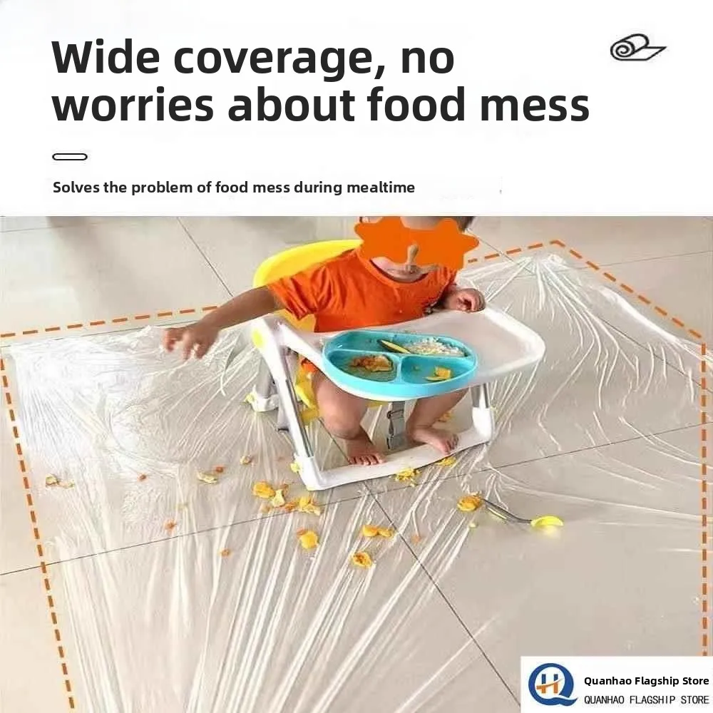 Disposable Dining Mat for Babies Home Use Anti-Dirt Feeding Chair Pad Infant Crawling Mat Modern Simple Style Easy to Clean