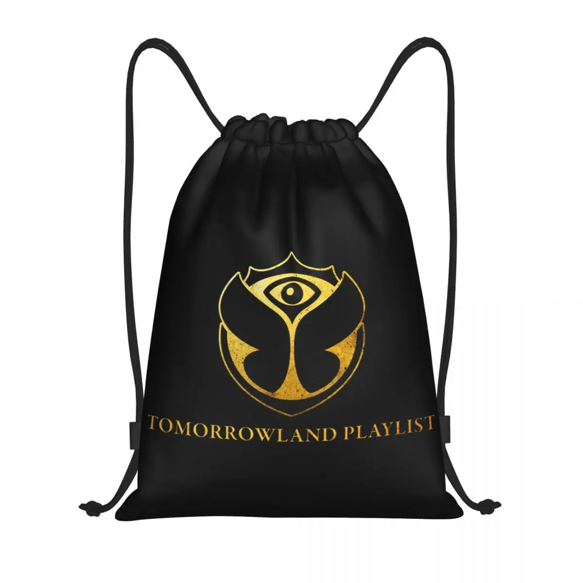 Custom Tomorrowlands Drawstring Bags for Training Yoga Backpacks Men Belgian Electronic Dance Music Festival Sports Gym Sackpack