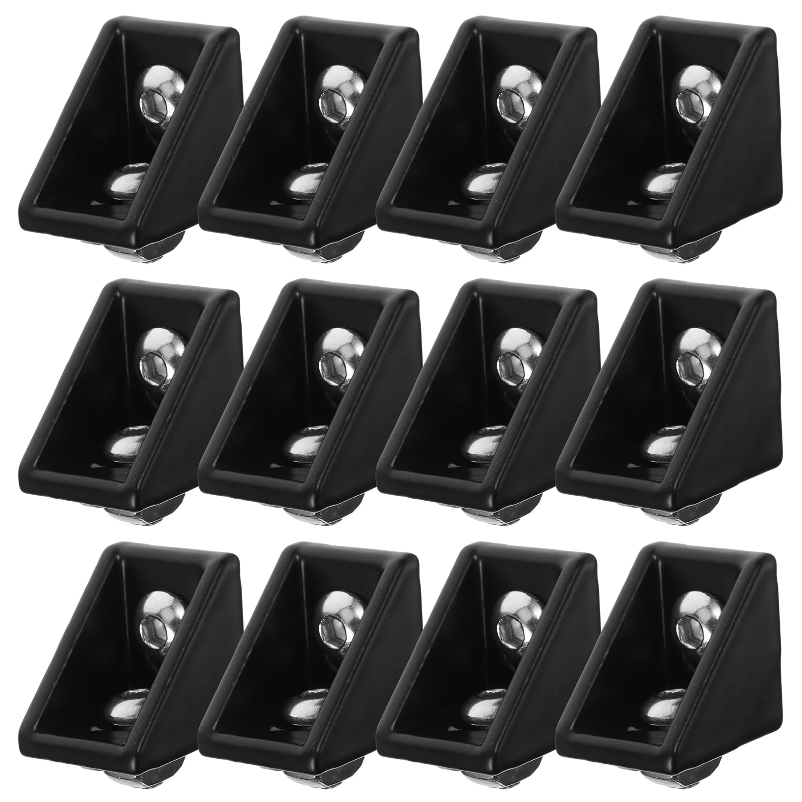 

20 set Aluminum Profile Corner Bracket 2020 L Bracket Connector For Extrusion Fasteners 90 Degree Right Angle Braces Lightweight