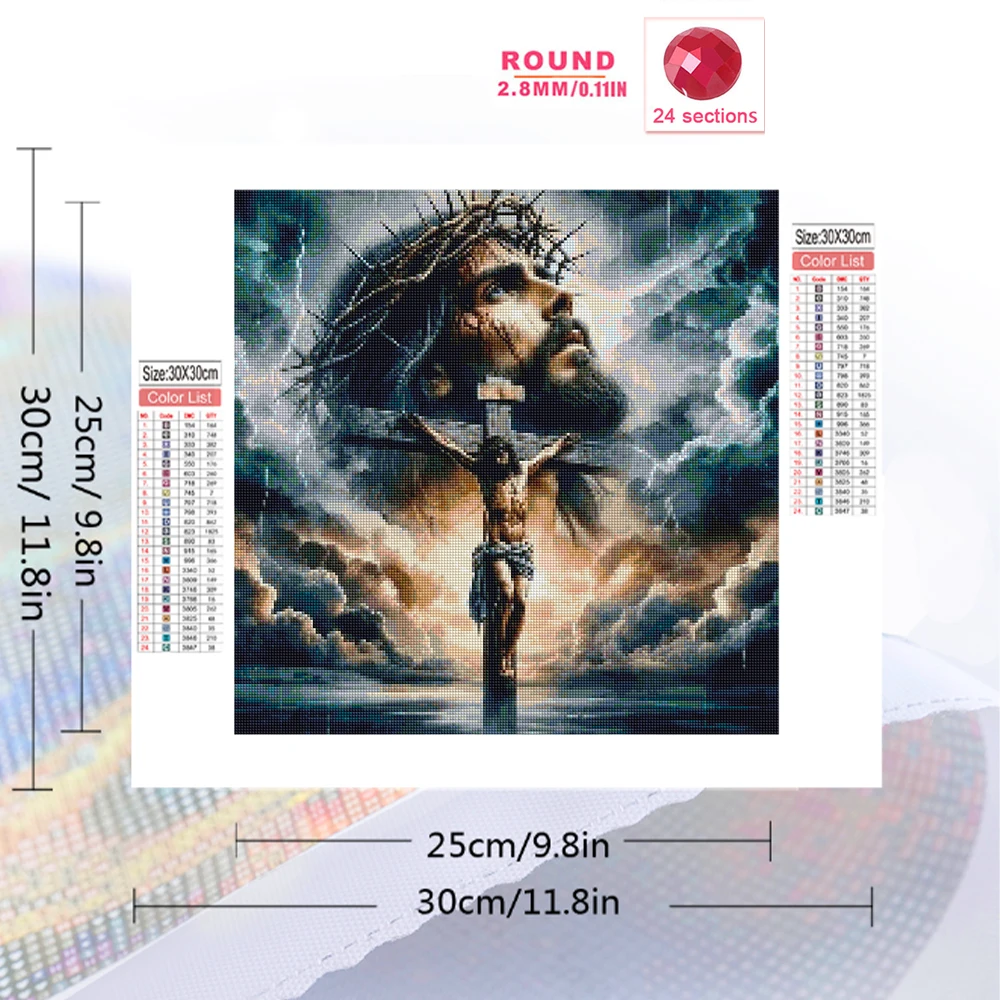 Momoart Diamond Painting Man P - Embroidery Jesus ulasan dan harga