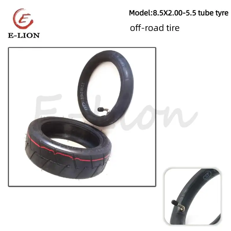 

CST 8.5x2.00-5.5 Inner Tube 8*2.00-5 Inner Tyre Tire 45/90 degree bent valve for Electric Scooter Series V2 Camera